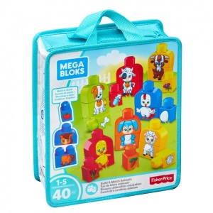 Mega Bloks Karıştır-Eşleştir Hayvancıklar Blok Torbaları FLT36