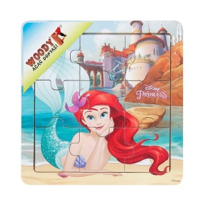 Disney Princess ve Arkadaşları Ahşap Puzzle 9 Parça