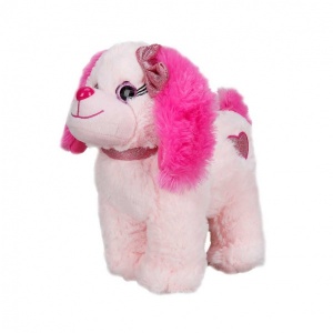 Renkli Peluş Köpek 25 cm.