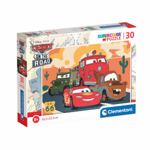 30 Parça Supercolor Puzzle: Cars On The Road 