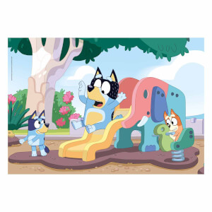 104 Parça Supercolor Puzzle: Bluey Parkta Eğleniyor