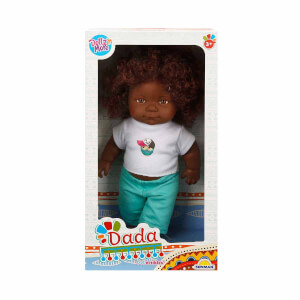 Dada Kıvırcık Saçlı Bebek 35 cm 