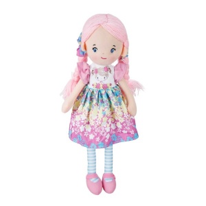 Çiçekli Elbiseli Ece Bebek 50 cm.