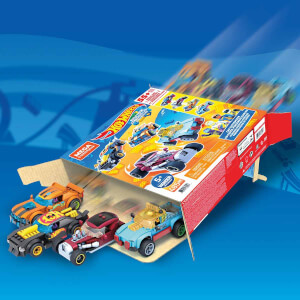 Mega Construx Hot Wheels Aksesuarlı 4'lü Araç Seti GVM13