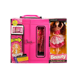 Beauty Fashion Star Bebek ve Çantalı Elbise Gardırobu