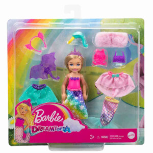 Barbie Dreamtopia Chelsea ve Kostümleri Oyun Seti GTF40