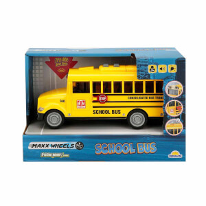 Maxx Wheels Sesli ve Işıklı Okul Otobüsü