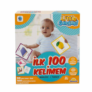 İlk 100 Kelimem Kartları İngilizce/Türkçe 50 Parça