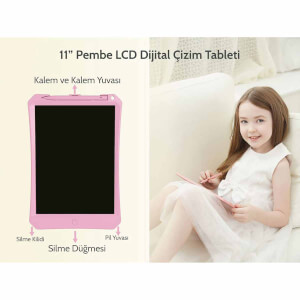 Xiaomi Wicue 11” Pembe LCD Dijital Çizim Tableti