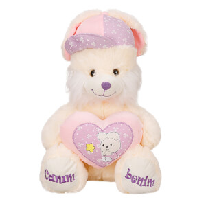 Şapkalı Oturan Peluş Tavşan 52 cm.