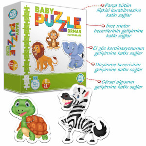 Circle Toys Baby Puzzle Orman Hayvanları