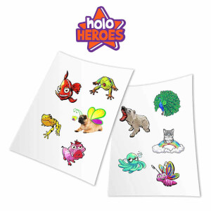 Holo Heroes AR Uyumlu Sticker Seti