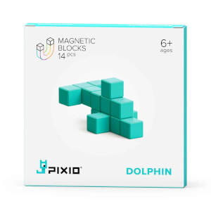 Pixio Turquose Dolphin İnteraktif Mıknatıslı Manyetik Blok