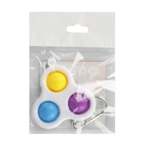 Push Pop Bubble Pop It Duyusal Oyuncak Özel Pop Stres Anahtarlık 3’lü
