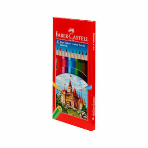 Faber Castell Kuru Boya Kalemi 12 Renk