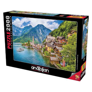 2000 Parça Puzzle: Hallstatt Lake