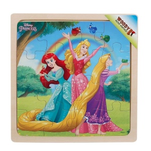 Disney Princess Ahşap Puzzle 16 Parça