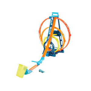 Hot Wheels Track Builder Üçlü Çember Aksiyonu Seti GLC96