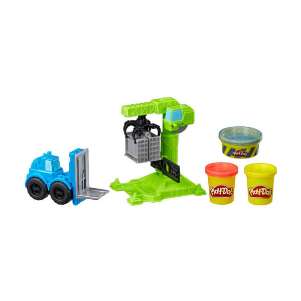 Play Doh Çalışkan Vinç ve Forklift 