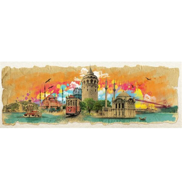 1000 Parça Panaroma Puzzle : İstanbul Kolajı