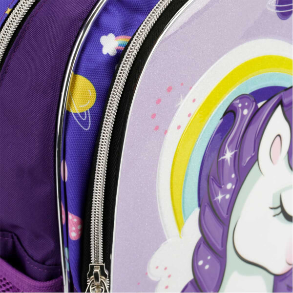 Unicorn Desenli Okul Çantası 9024