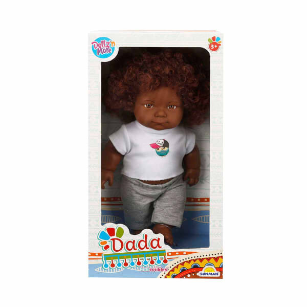 Dada Kıvırcık Saçlı Bebek 35 cm 