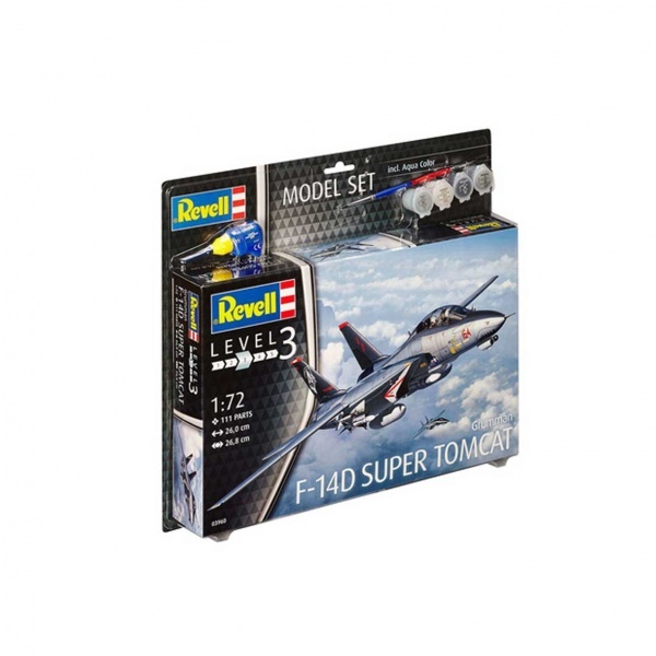 Revell 1:72 F-14D Model Set Uçak 63960