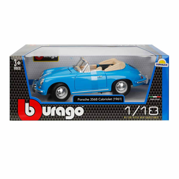 1:18 Porsche 356B Cabriolet 1961 Araba