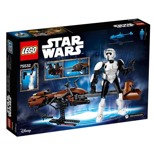 lego buildable scout trooper