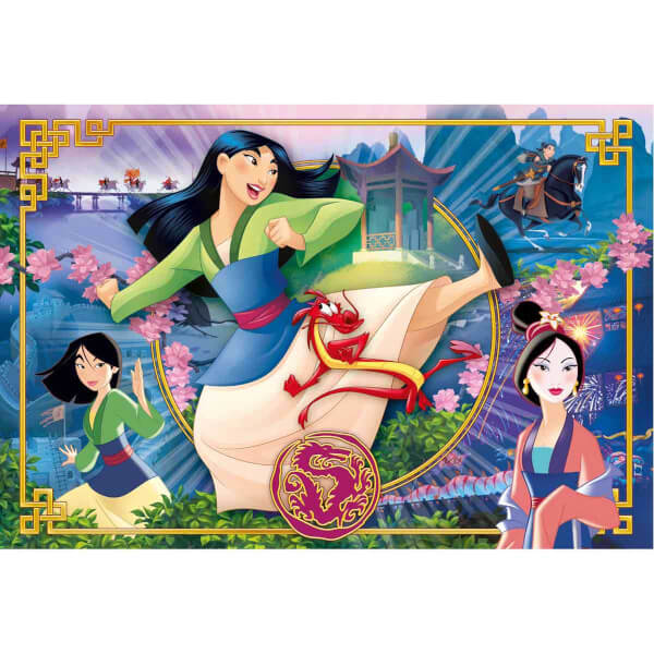 24 Parça Maxi Puzzle : Disney Prensesler Mulan
