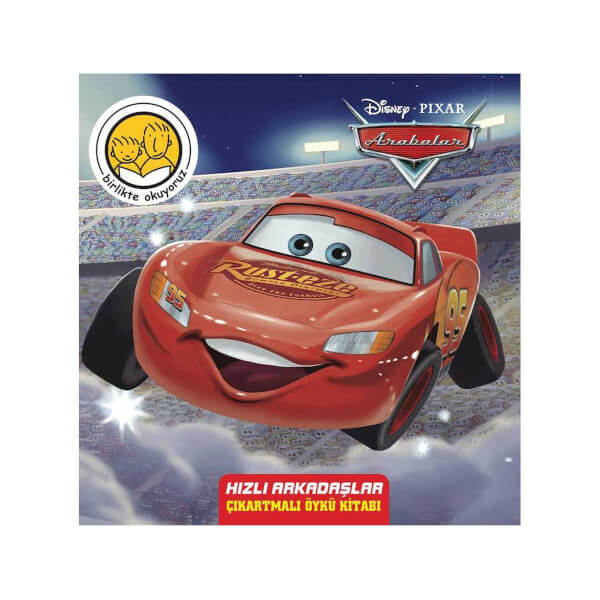 Disney Arabalar Hızlı Arkadaşlar Çıkartmalı Öykü Kitabı