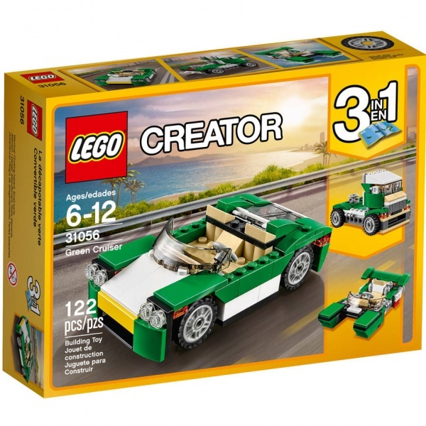LEGO Creator Yeşil Üstü Açık Araba 31056