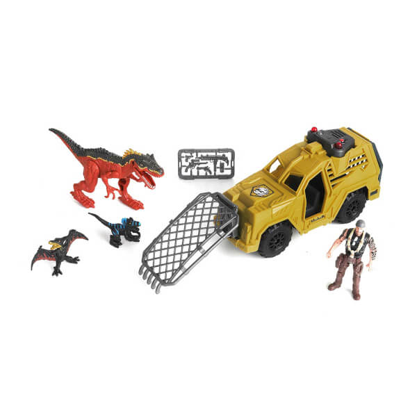 Sesli Ve Isikli Dino Valley Dinozor Avcisi Oyun Seti Toyzz Shop