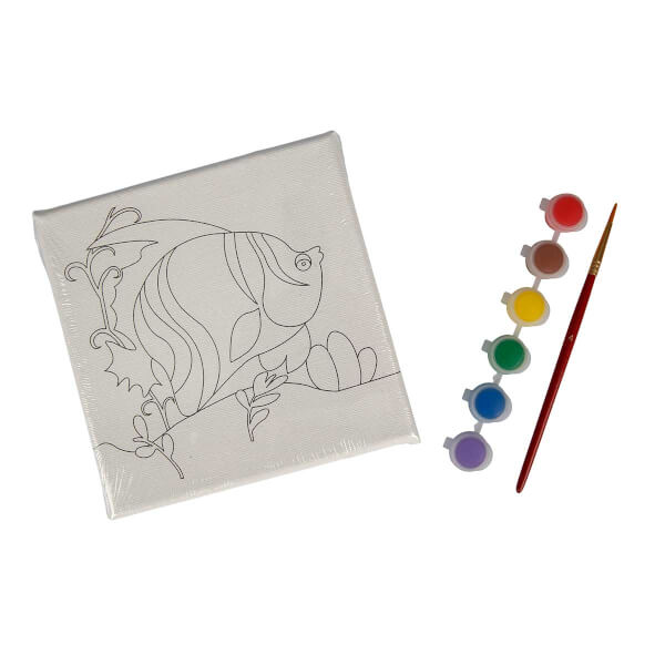 BuBu Craft Tuval Boyama Seti 15 x 15 cm.