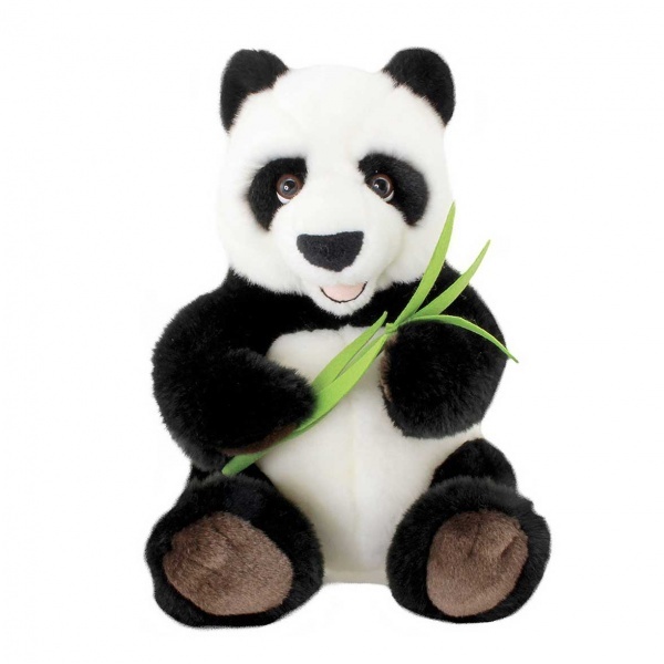 Bambulu Oturan Panda Peluş 30 cm. 