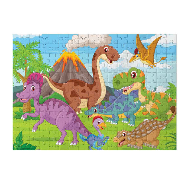 100 Parça Puzzle: Dinozorlar