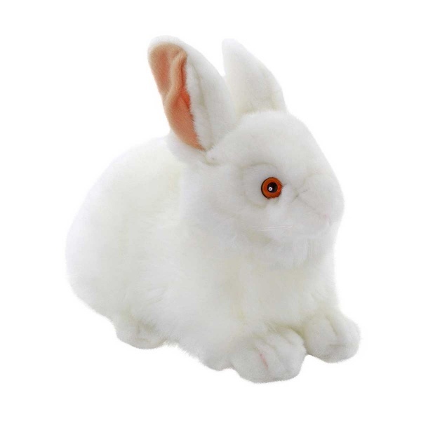 Beyaz Peluş Tavşan 23 cm.
