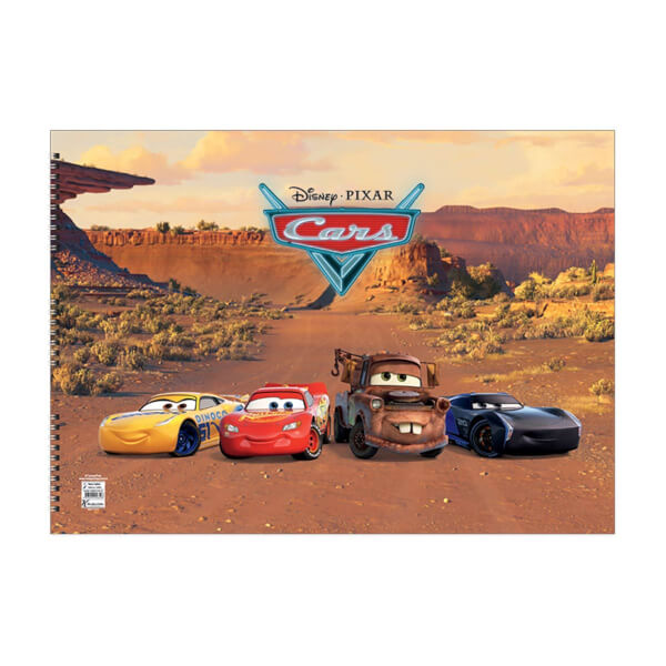 Cars Resim Defteri 35 x 50 cm. 15 Yaprak