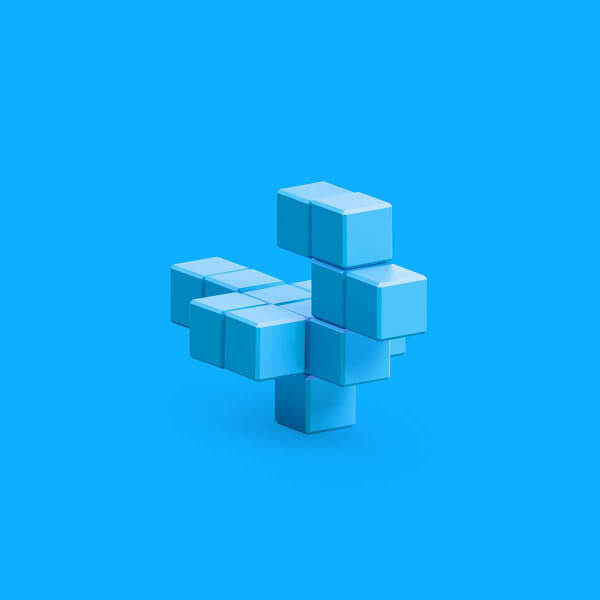 Pixio Light Blue Bird İnteraktif Mıknatıslı Manyetik Blok