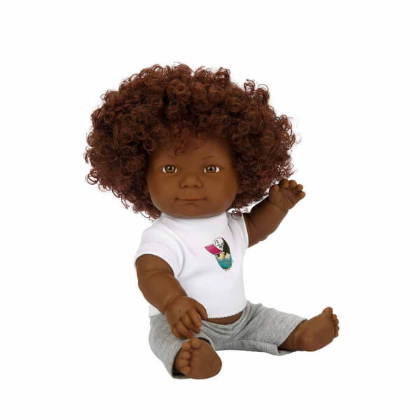 Dada Kıvırcık Saçlı Bebek 35 cm 