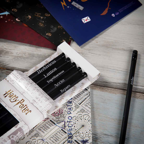 Harry Potter Silgili Kurşun Kalem Seti 5'li