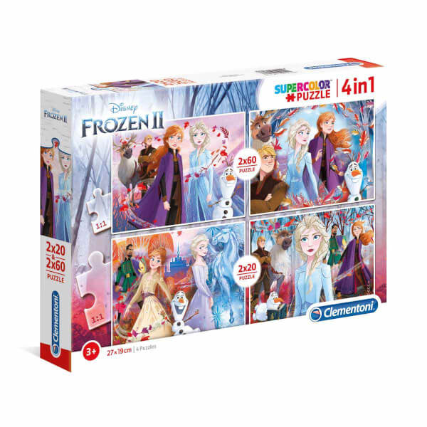 2x20 + 2x60 Parça Puzzle : Frozen 2