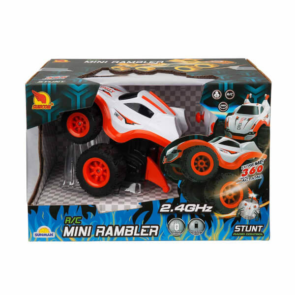 Mini Rambler 360 Derece Dönen Uzaktan Kumandalı Araba 16 cm.