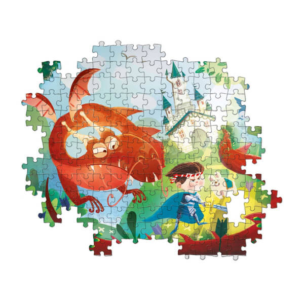 180 Parça Puzzle : The Dragon and The Knight 