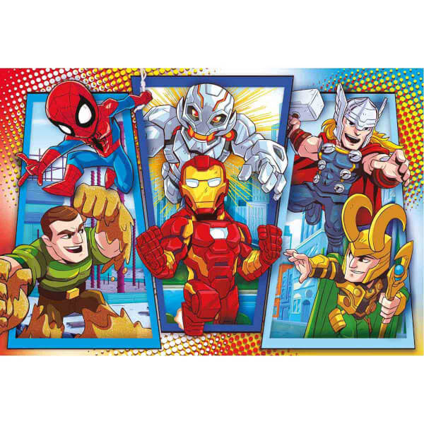 104 Parça Maxi Puzzle : Marvel Super Hero Adventures