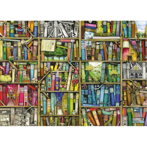 1000 Parça Puzzle : Kitaplık