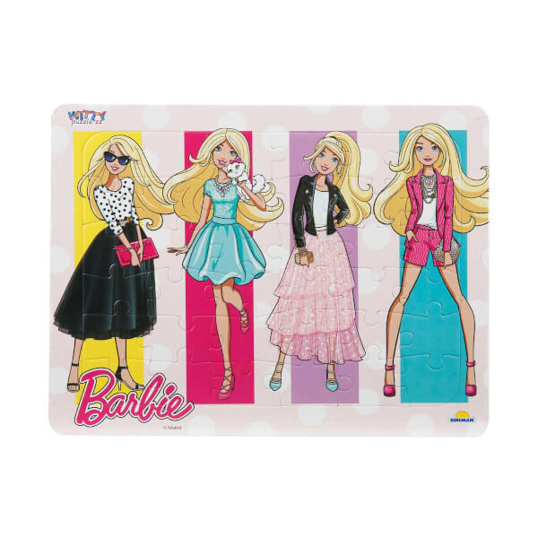 36 Parça Puzzle : Barbie Elbise Modelleri
