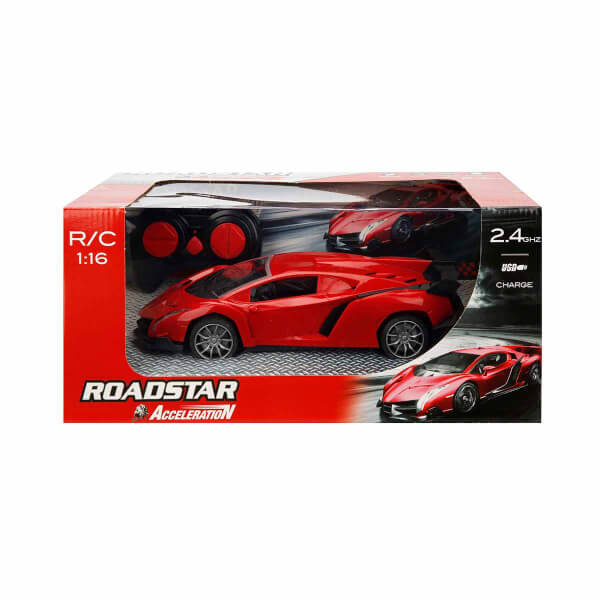 1:16 Roadstar Acceleration Işıklı Uzaktan Kumandalı Spor Araba 27 cm.
