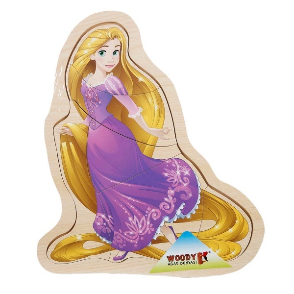 Disney Princess Ahşap Puzzle 6 Parça