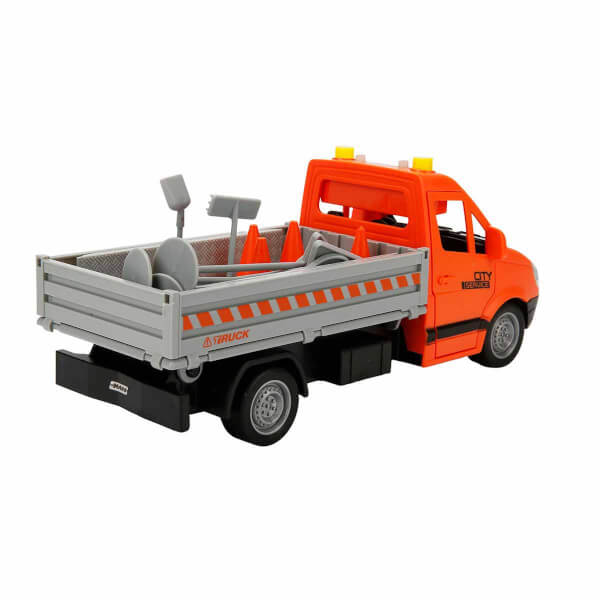 Maxx Wheels Sesli ve Işıklı Yol Yardım Kamyonu ve Trafik İşaretleri